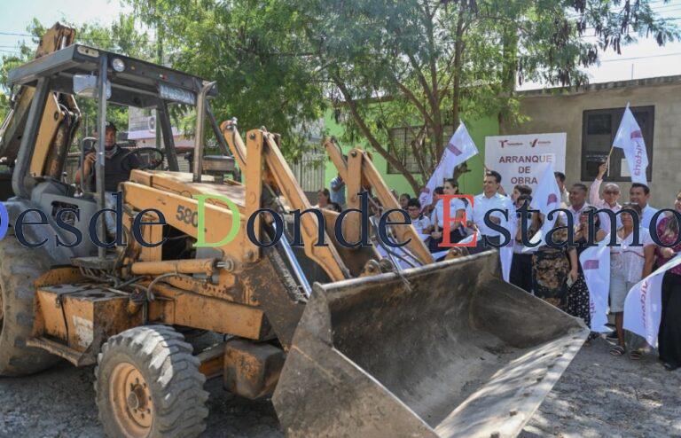 Inicia Municipio una obra más de pavimentación en la colonia Lázaro Cárdenas
