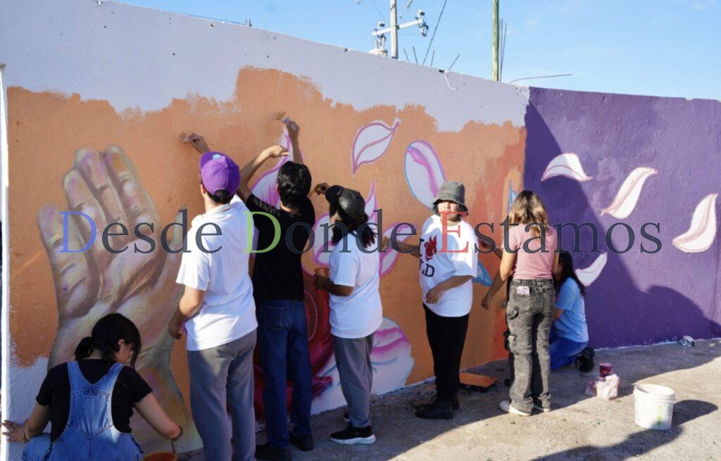 Sé suma Nuevo Laredo a jornada nacional de Murales por La Paz