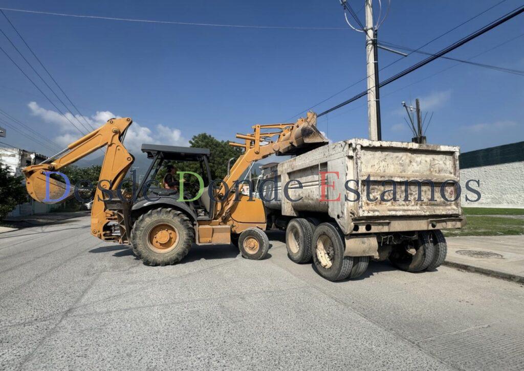 Atiende Municipio calles y avenidas afectadas por lluvias
