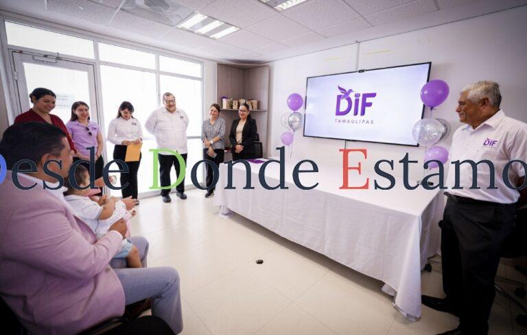Formaliza DIF Tamaulipas adopción y brinda nuevo hogar a un niño