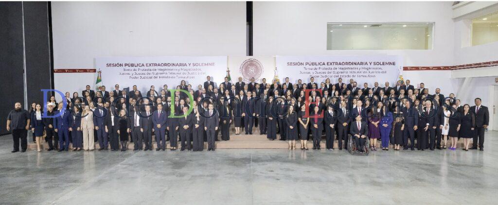 Rinden protesta 147 magistrados y jueces del Poder Judicial de Tamaulipas