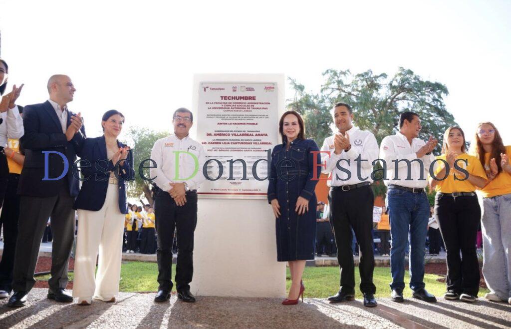 UAT y gobierno de Nuevo Laredo entregan obras a universitarios