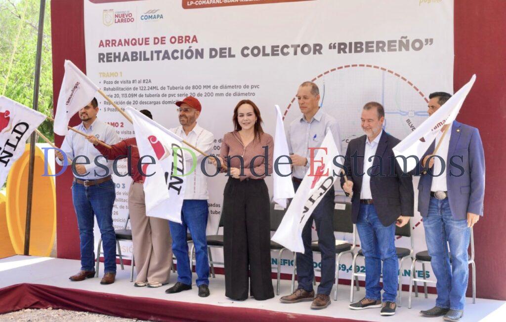 Impulsa Carmen Lilia Canturosas histórico arranque de obras hídricas