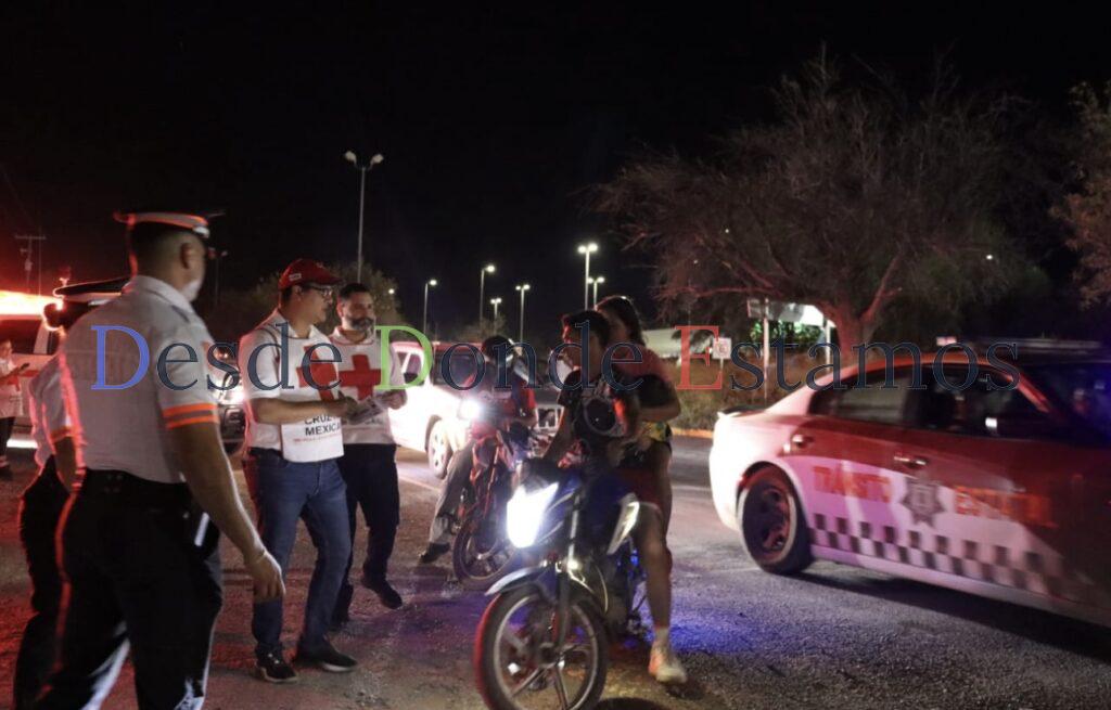 Tránsito Estatal y Cruz Roja refuerzan acciones preventivas para motociclistas