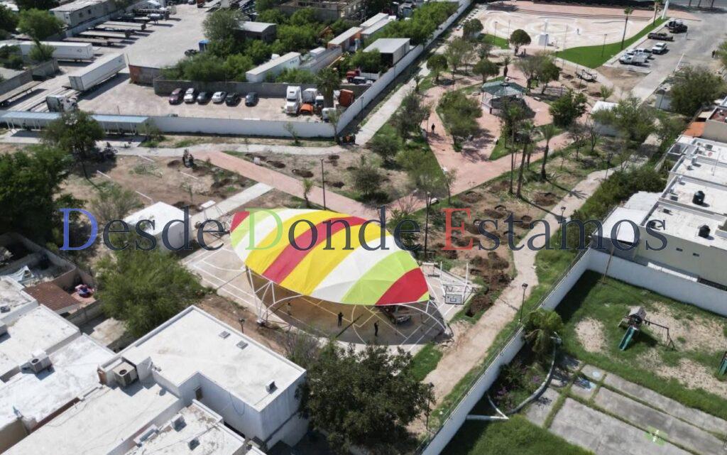 Rehabilita Municipio de Nuevo Laredo Plaza de la Mujer