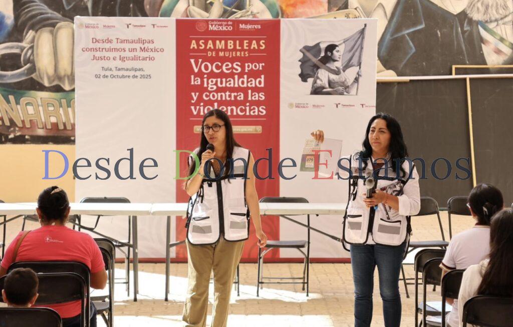 Asamblea de Mujeres “Voces por la Igualdad y contra las Violencias” llega a Tula
