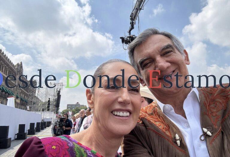 Vamos bien y nos va a ir mejor con Claudia Sheinbaum: Américo Villarreal