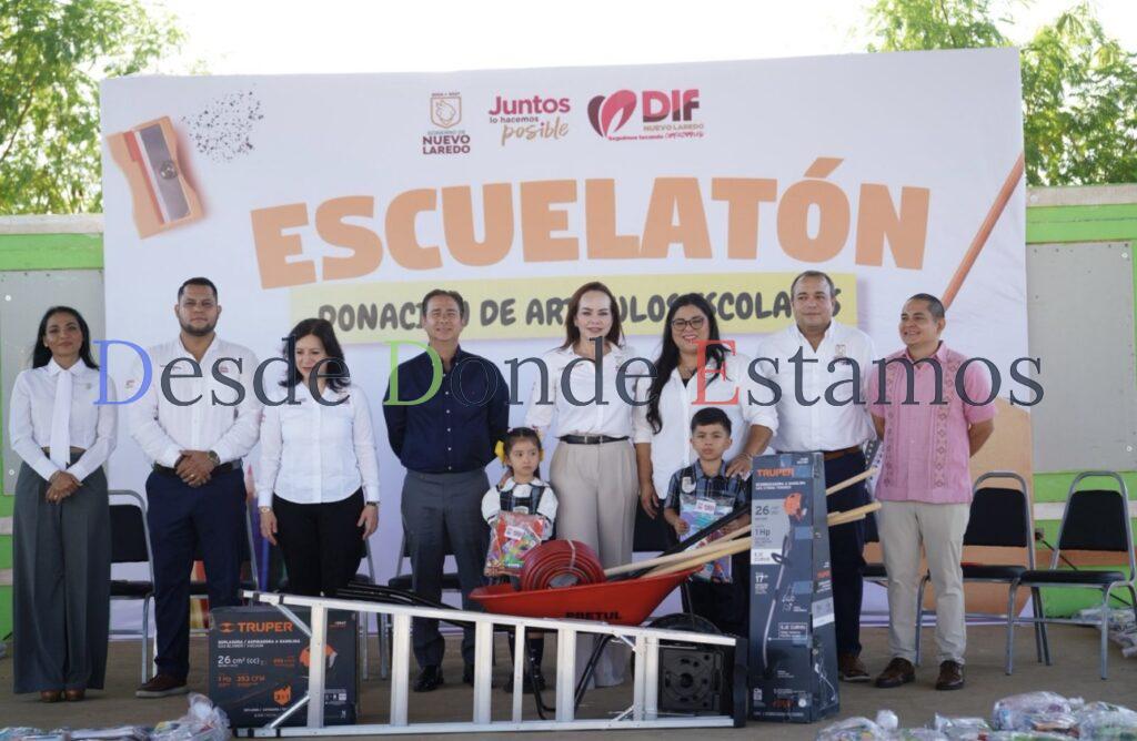 Con liderazgo educativo, Carmen Lilia Canturosas marca diferencia con apoyos escolares