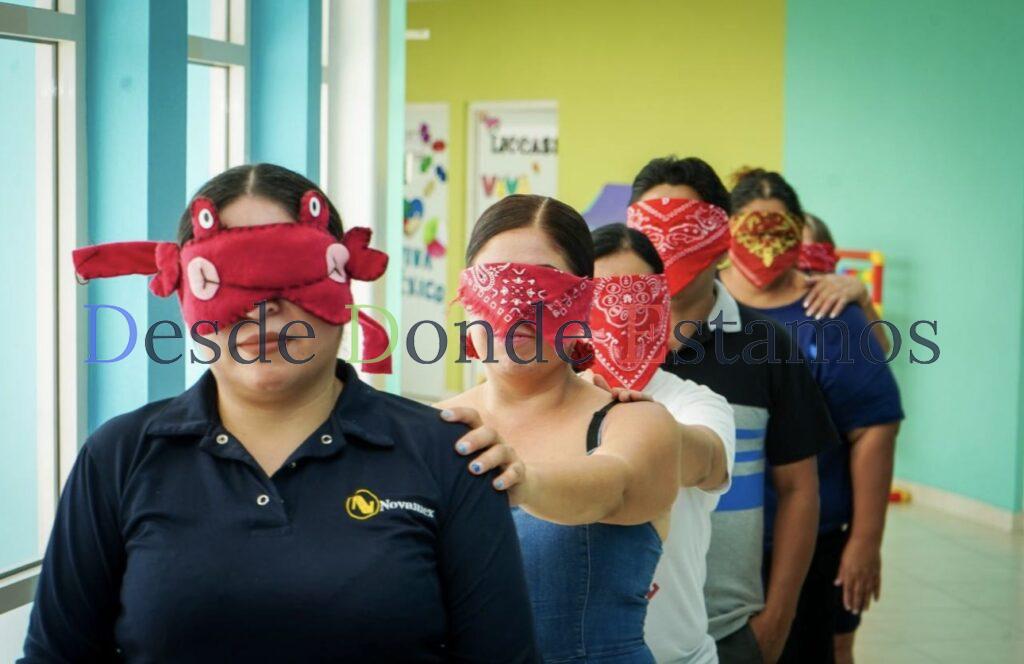 Padres de familia viven experiencia de empatía en Centro de Autismo del DIF