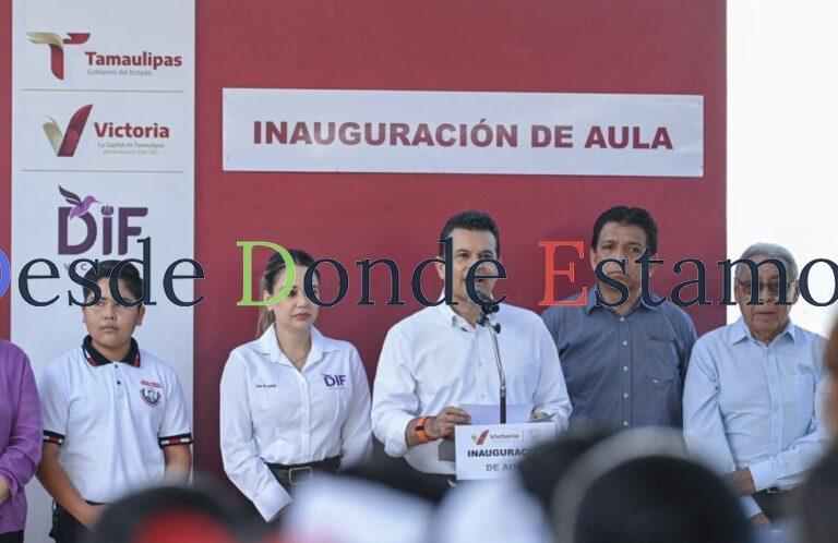 Entrega Ayuntamiento, aula a la escuela primaria Francisco Márquez