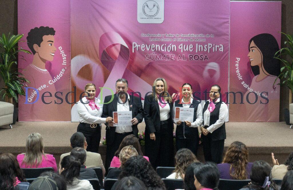 Promueve UAT prevención y sensibilización sobre cáncer de mama