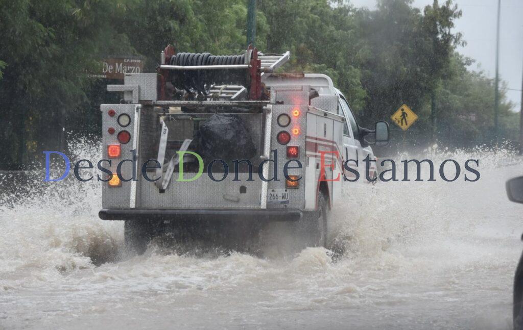 Provocan lluvias afectaciones en las zonas centro y sur