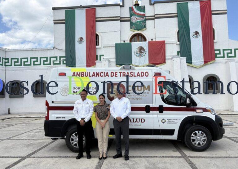 Amplía Salud red de ambulancias en Jiménez, Soto la Marina y Aldama