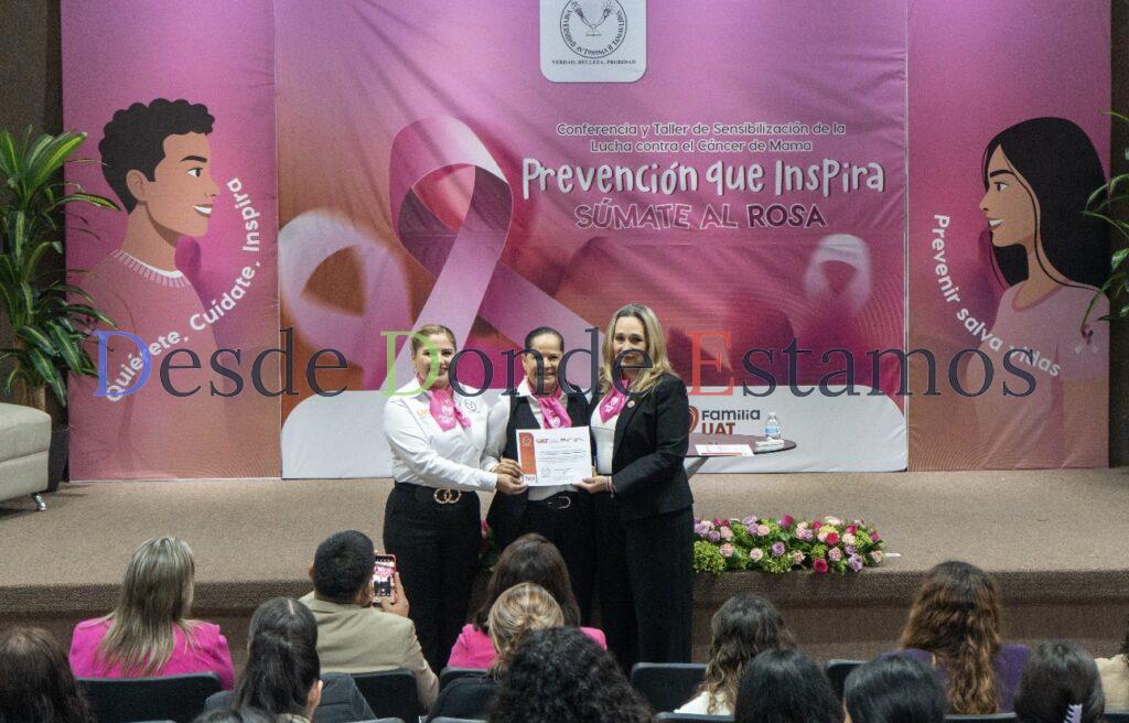 Promueve UAT prevención y sensibilización sobre cáncer de mama