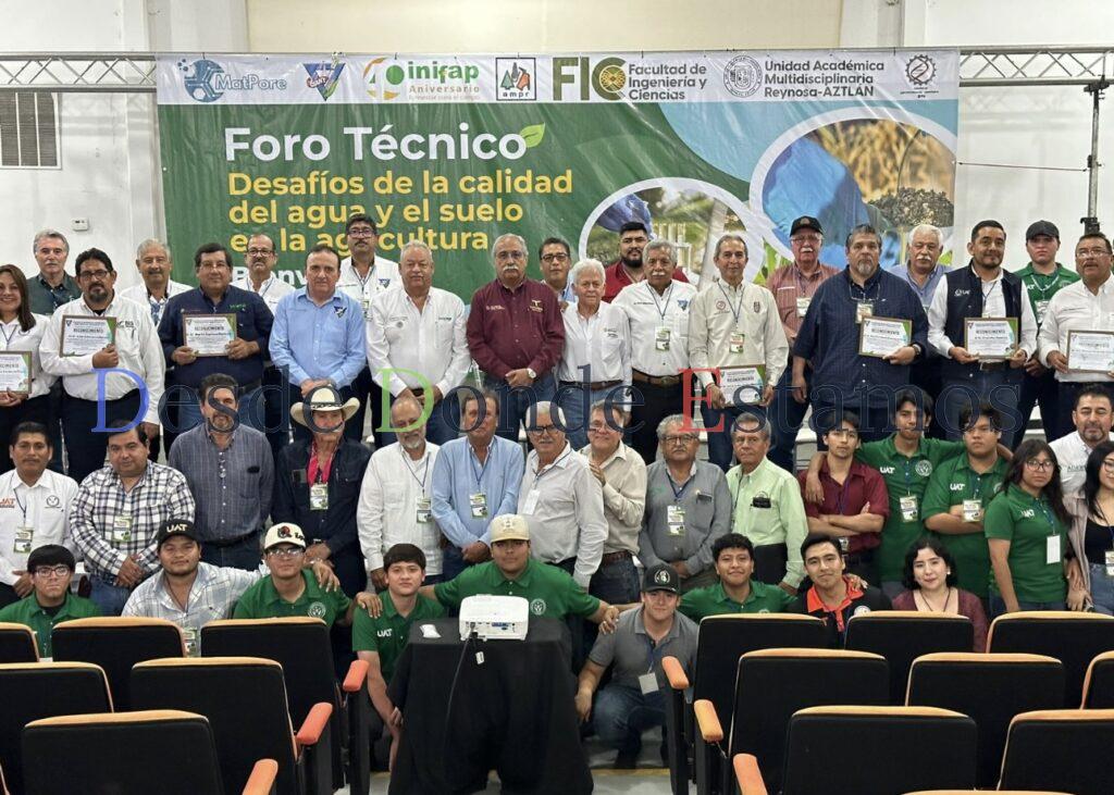 Realizan foro técnico sobre calidad del agua y suelo en la agricultura