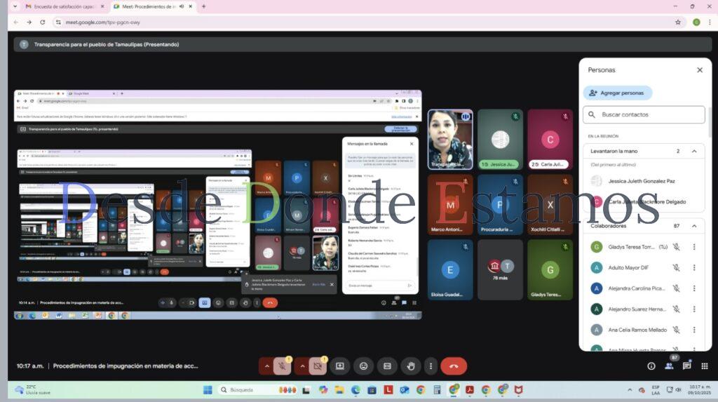 Capacita “Transparencia Para el Pueblo de Tamaulipas”