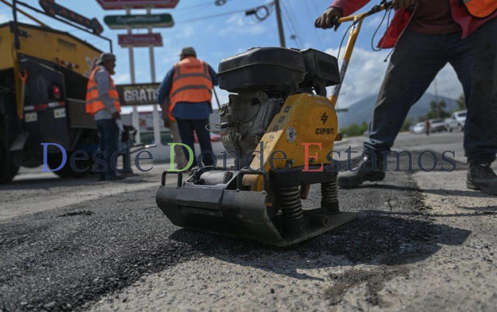 Después de las lluvias ayuntamiento repara calles dañadas
