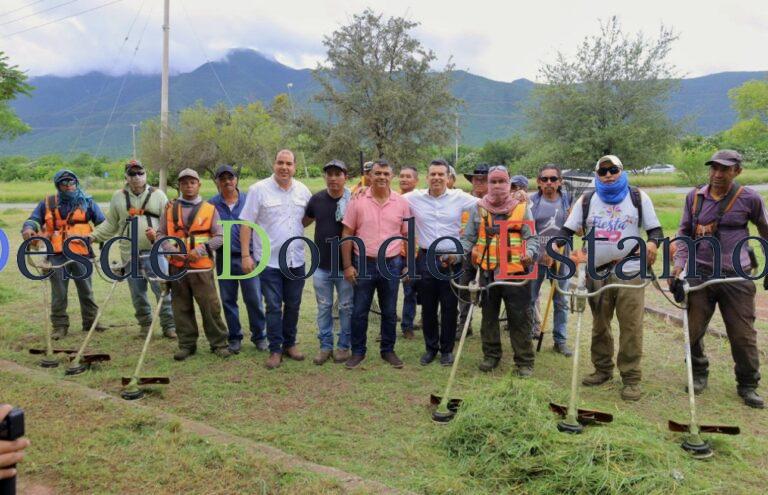 Continúan trabajos de limpieza tras lluvias en Victoria
