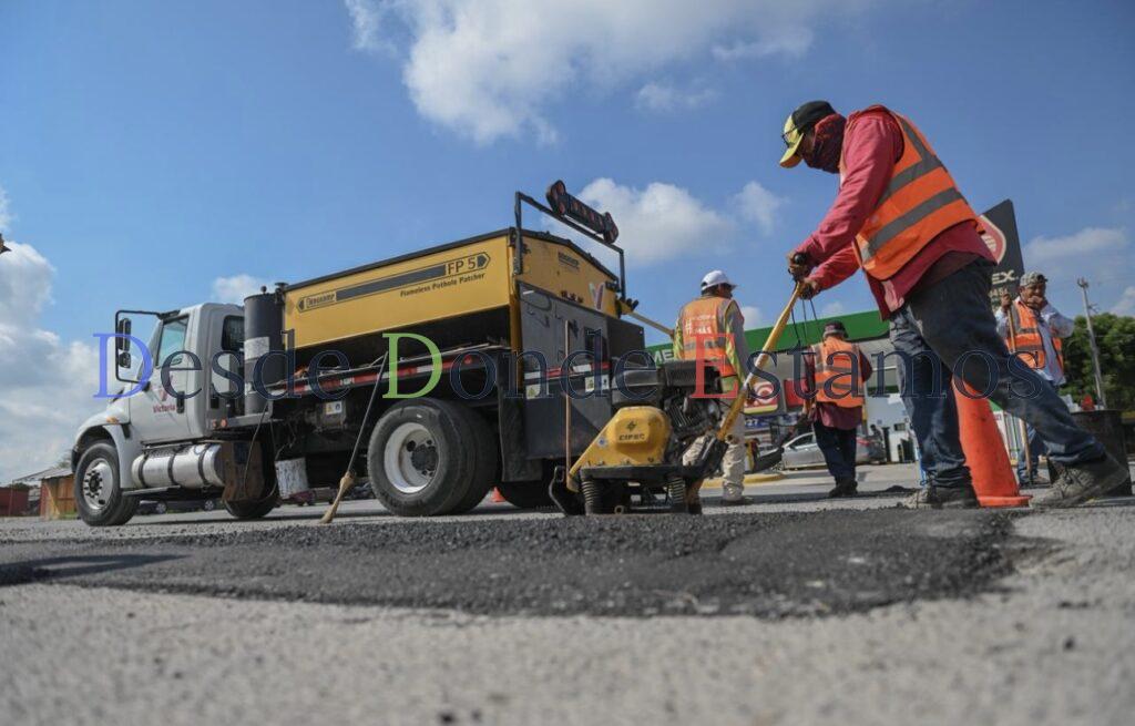 Acelera municipio arreglo de vialidades en Victoria