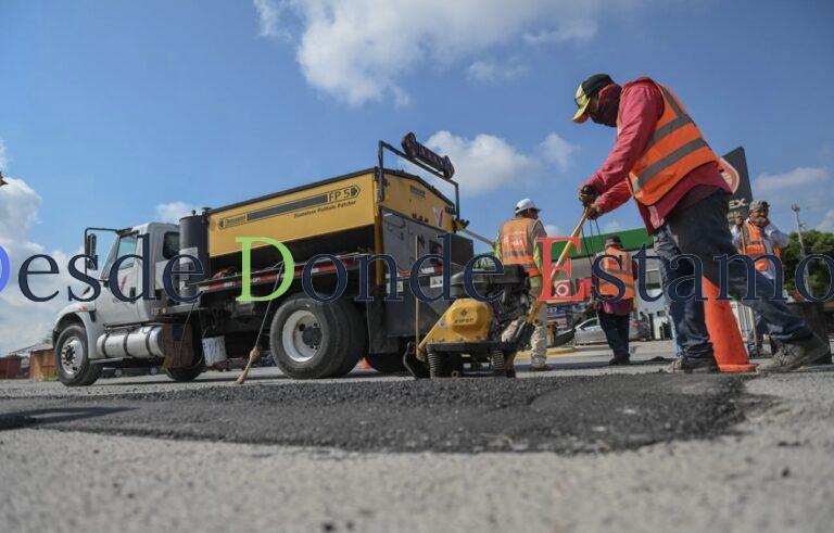 Acelera municipio arreglo de vialidades en Victoria