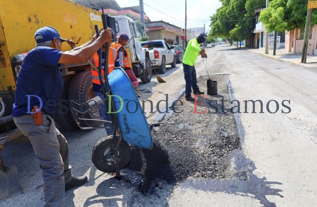 Continúan trabajos de limpieza tras lluvias en Victoria