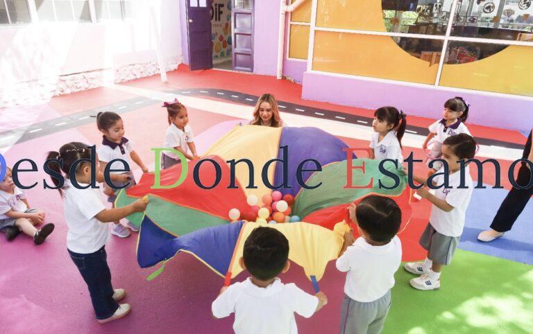 DIF Victoria entrega nuevo patio de juegos