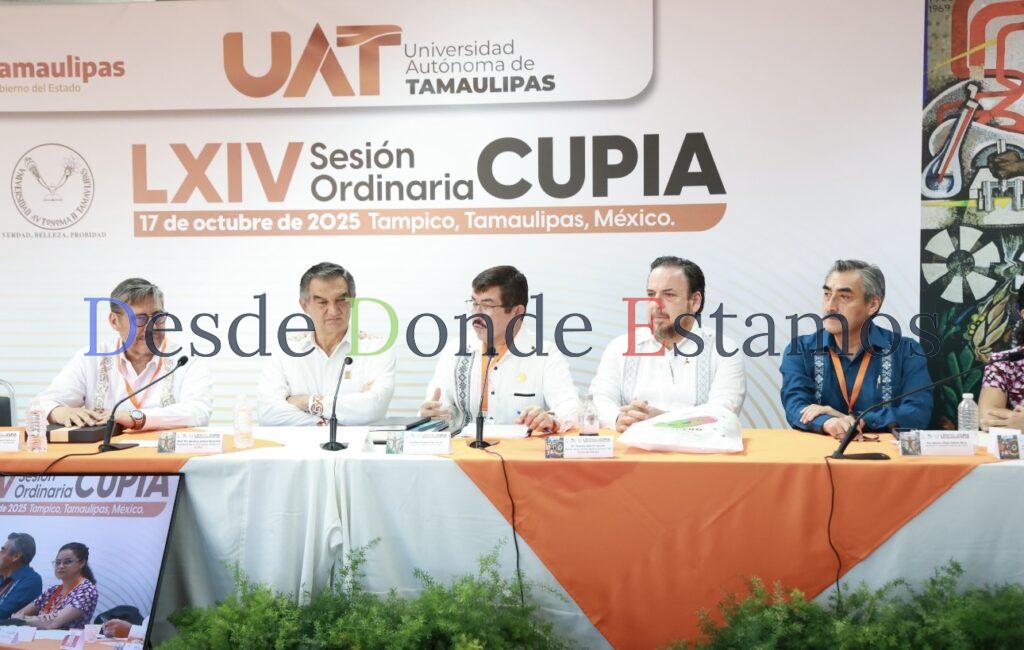 Gobernador preside en la UAT clausura de la sesión nacional de universidades públicas