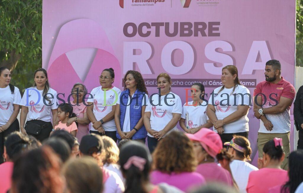 Un éxito zumbaton rosa en Victoria