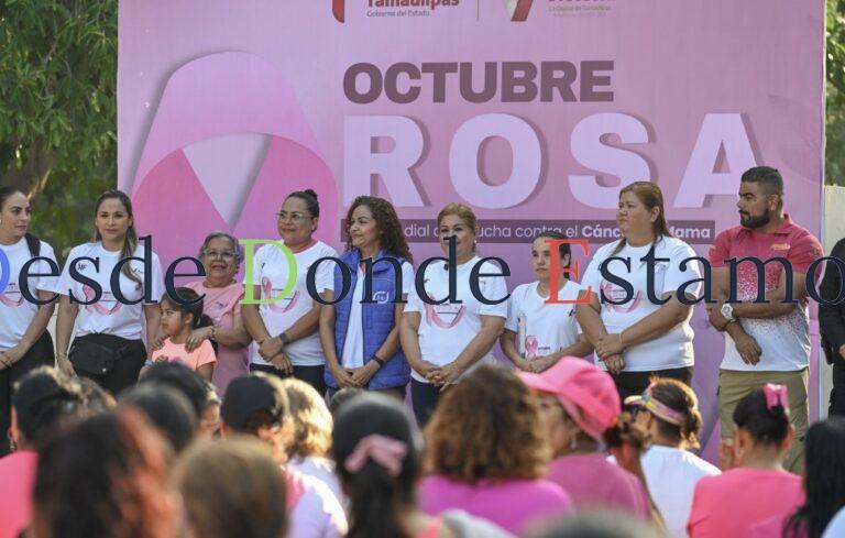 Un éxito zumbaton rosa en Victoria