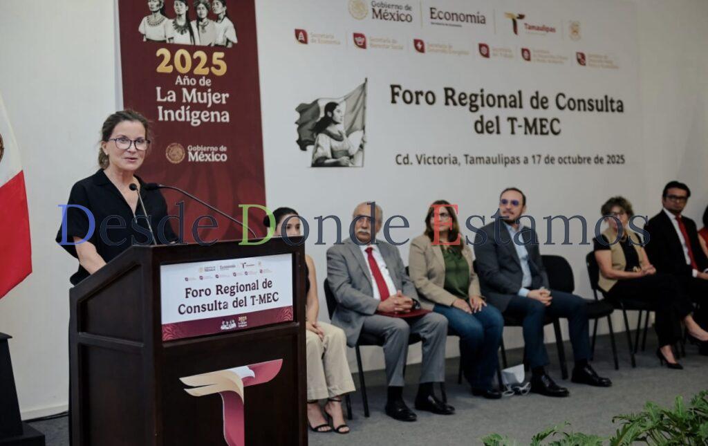 Realizan Foro Regional de Consulta del T-MEC en Tamaulipas
