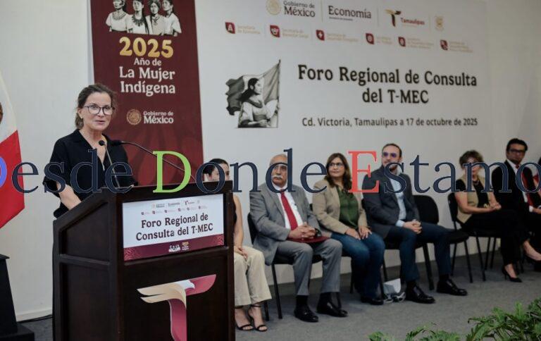 Realizan Foro Regional de Consulta del T-MEC en Tamaulipas