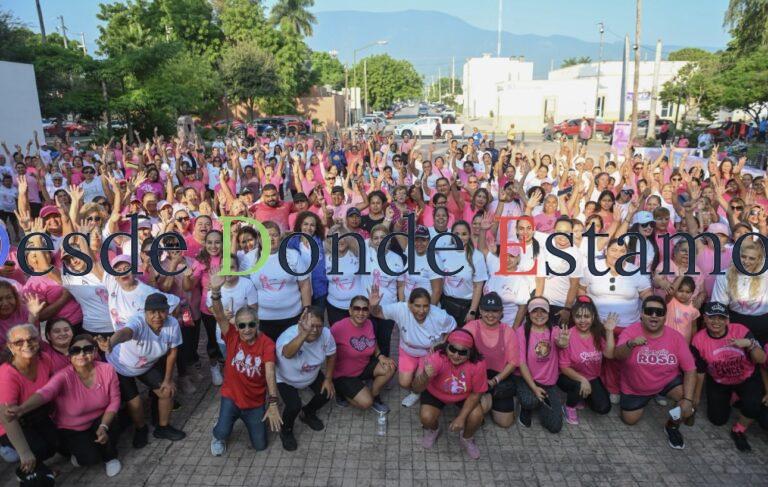 Un éxito zumbaton rosa en Victoria