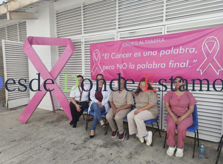 Guardia Estatal se suma al “Mes Rosa” en diferentes municipios