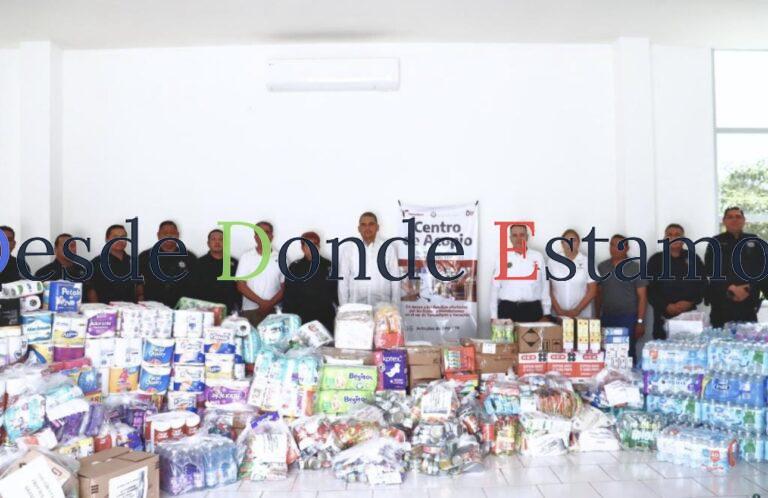Se suma SSPT a colecta en apoyo a familias afectadas por inundaciones