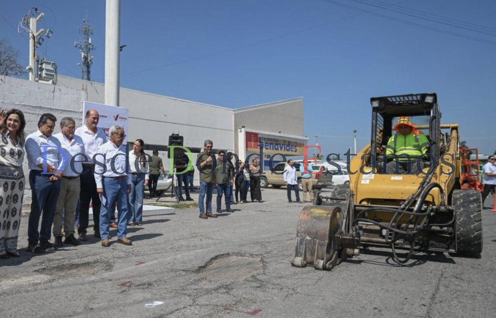 Ruta comercial, prioridad en Plan Emergente de Bacheo en Victoria