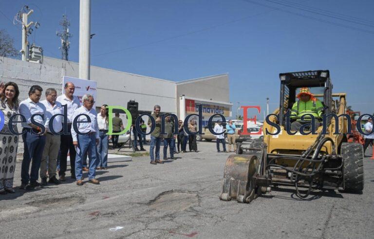 Ruta comercial, prioridad en Plan Emergente de Bacheo en Victoria