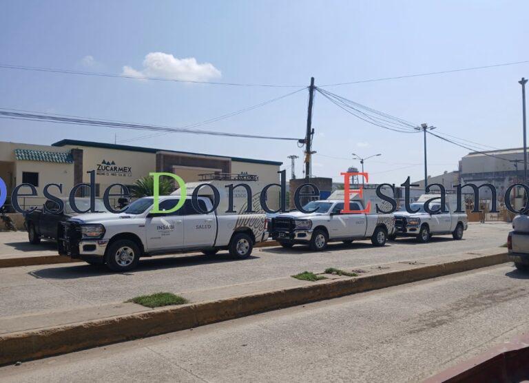 Envía Tamaulipas cuatro unidades médicas a Veracruz