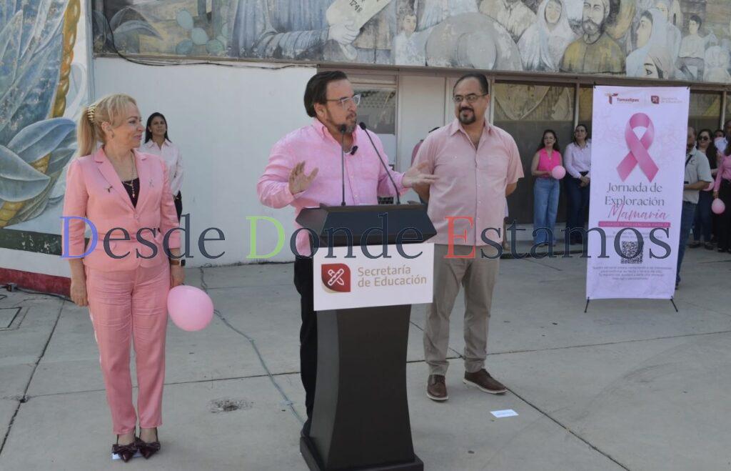 Se suma sector educativo a la lucha contra el cáncer de mama