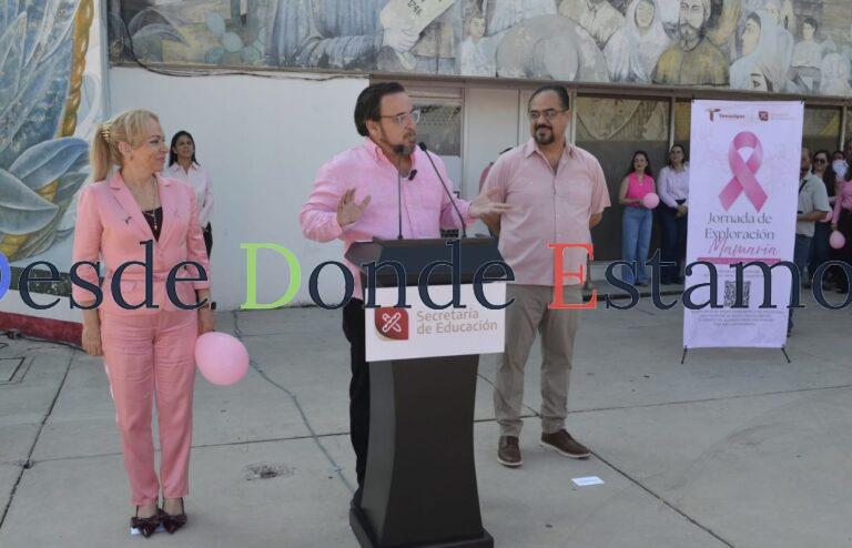 Se suma sector educativo a la lucha contra el cáncer de mama