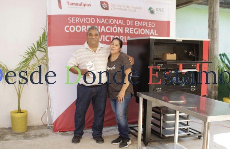 Impulsa STPS Tamaulipas autoempleo con entrega de equipo a negocios locales