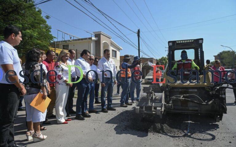 Para seguridad de alumnos, intensifica Municipio bacheo en ruta escolar