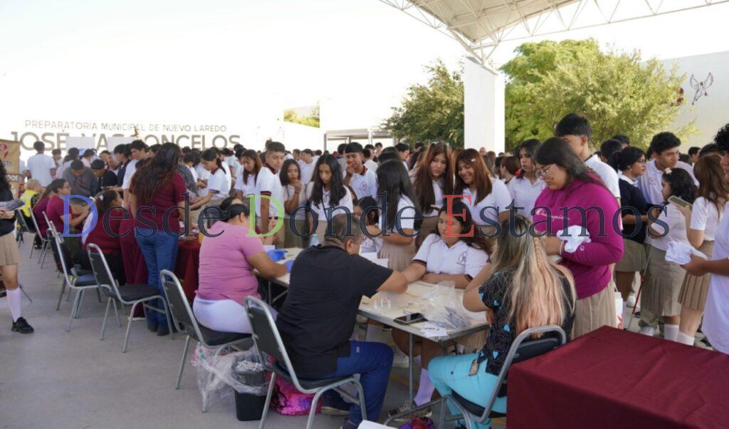 IMJUVE lleva “Brigada de contacto joven” a preparatoria José Vasconcelos