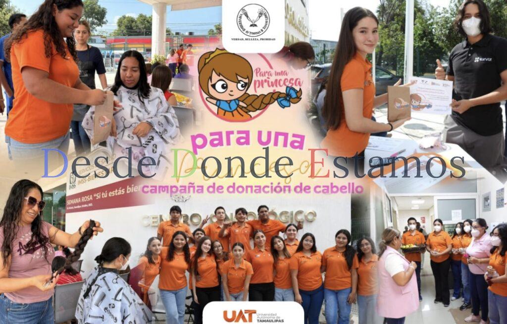 Realiza UAT donación de cabello en apoyo a pacientes oncológicos