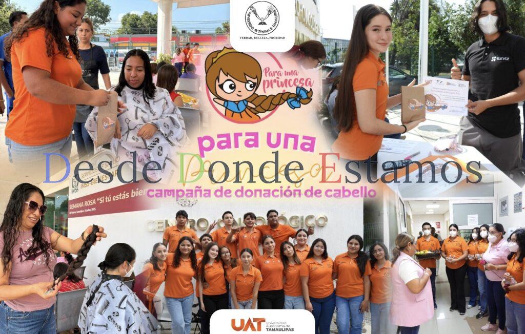 Realiza UAT donación de cabello en apoyo a pacientes oncológicos