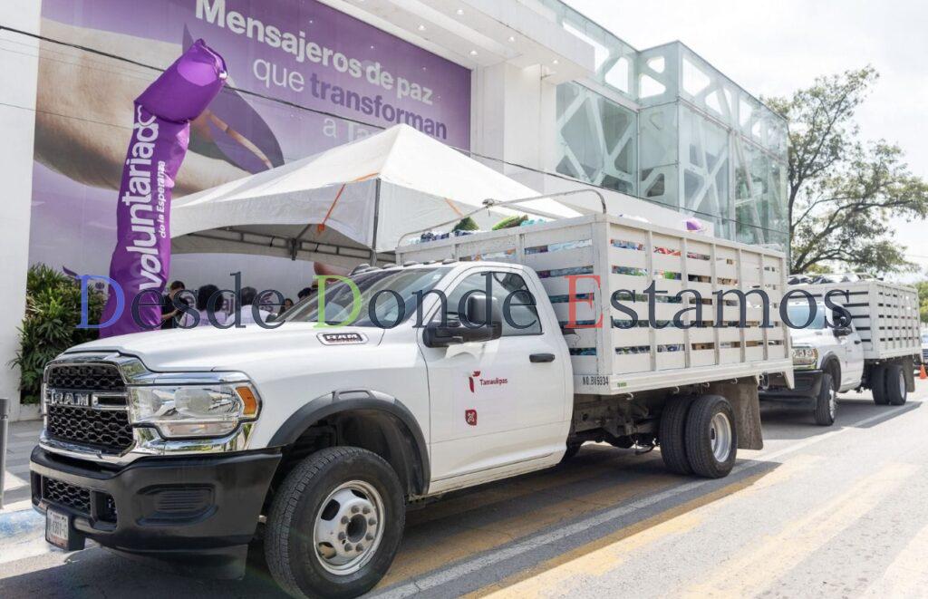 Dona SET 16 toneladas de víveres para afectados por inundaciones