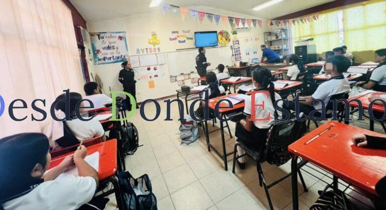 Promueven pláticas para construir escuelas libres de violencia
