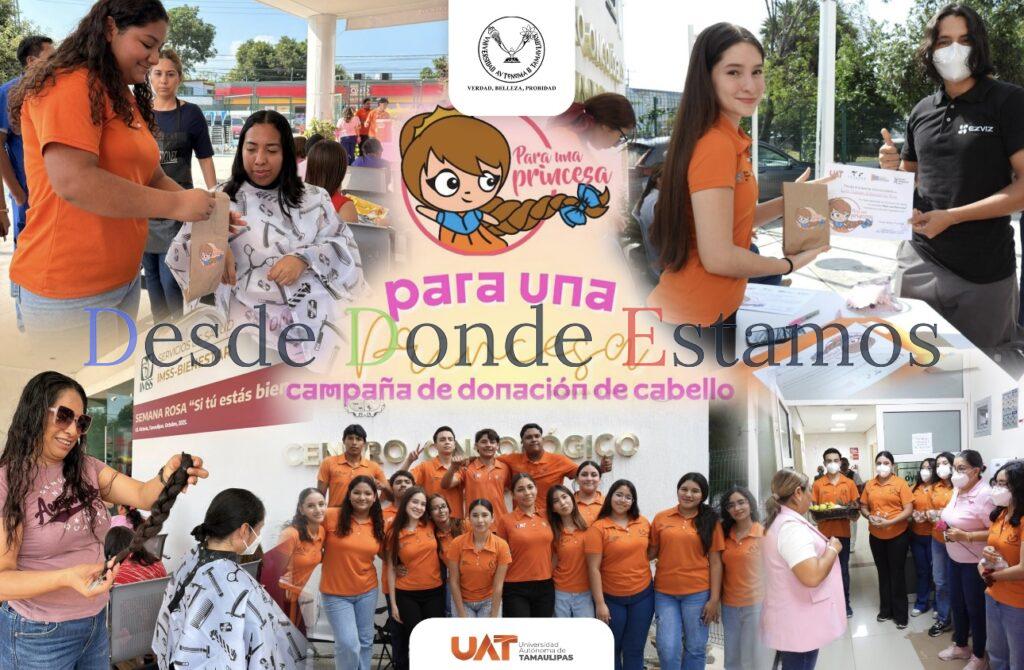 Realiza UAT donación de cabello en apoyo a pacientes oncológicos