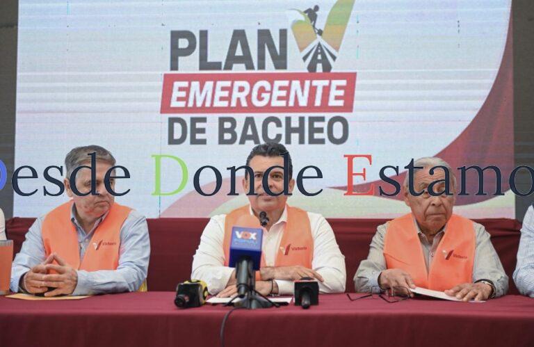 Plan emergente de bacheo avanza y no se detiene: Lalo Gattás