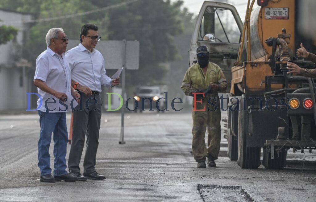 Con bacheo, mejora la ruta comercial de Teocaltiche