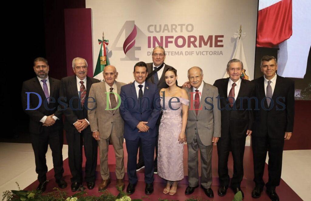 Asisten ex alcaldes y ex presidentas del DIF a informe de Lucy de Gattás